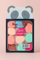 12pcs Mini Finger Powder Puff Set Air Cushion Sponge Concealer Foundation Makeup