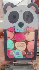 12pcs Mini Finger Powder Puff Set Air Cushion Sponge Concealer Foundation Makeup