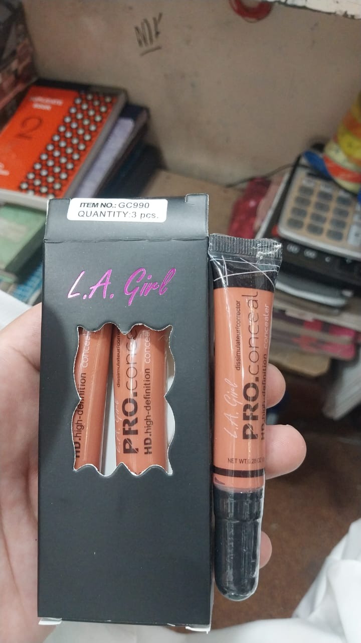 Pack Of 03 L.a. Girl High Definition Concealer | Best Quality Concealer For Girls | Concealer For Women