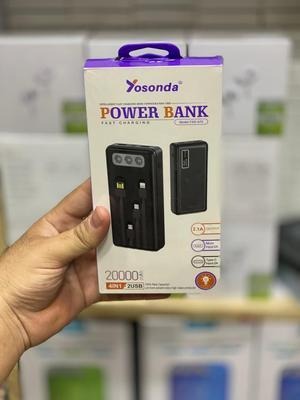 Compact Power Bank - 20000mAh Fast Charging with 2 USB-C and 1 USB-A Ports