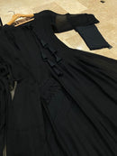 3 Pcs Women's Stitched Chiffon Embroidered Maxi Suit