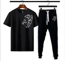 Men's Polyester Printed Track Suit - 2 Pcs
