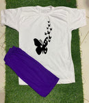 2 Pcs Women's Stitched Cotton Jersey Printed Night Suit