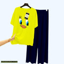 2 Pcs Women's Stitched Cotton Printed Sleepwear