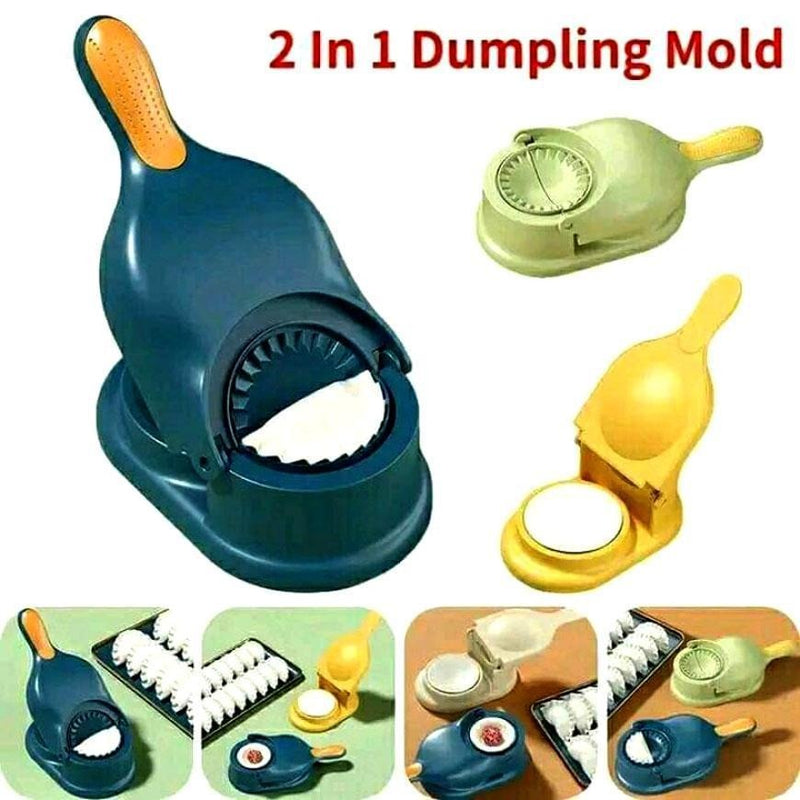 2-in-1 Dumpling Maker & Dough Press Tool Effortless Cooking and Baking