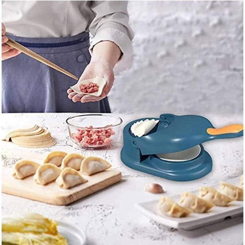2-in-1 Dumpling Maker & Dough Press Tool Effortless Cooking and Baking