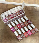 12 Pcs Quick-Drying Peel Off Nail Polish - Chip-Resistant & Smooth Coverage