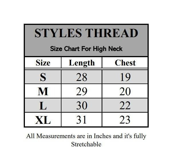 1 Pc Men's Ribbed Plain Highneck