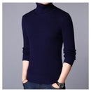 1 Pc Men's Ribbed Plain Highneck